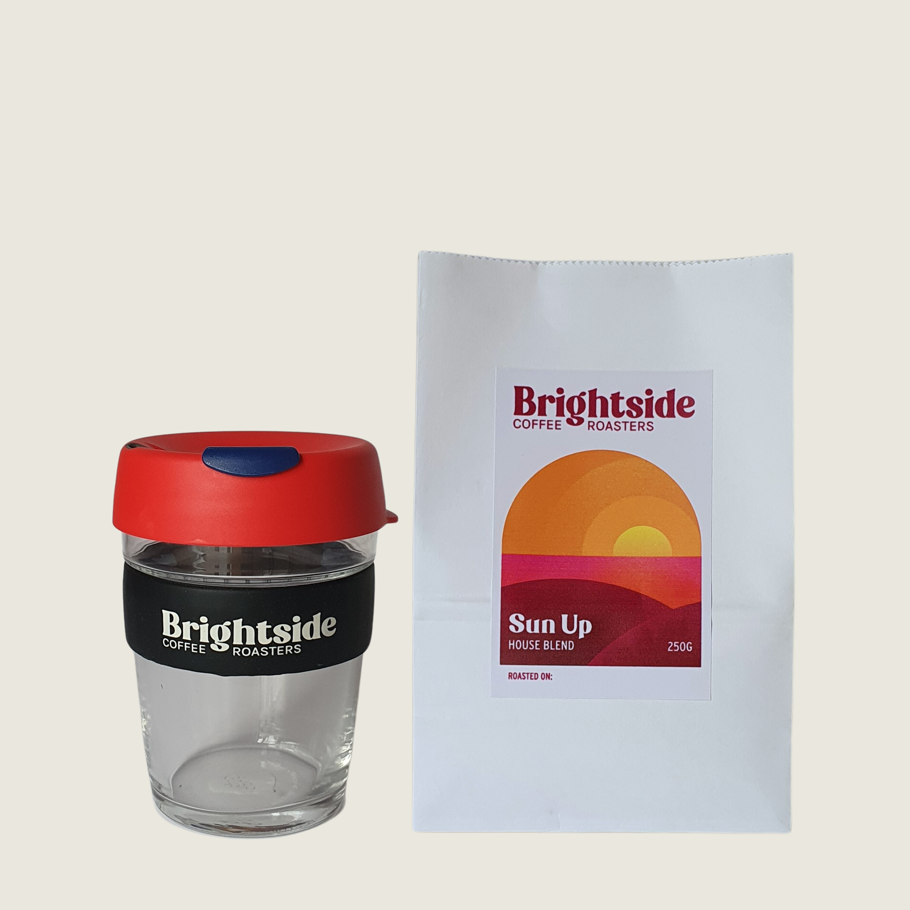 Gift pack - 250g coffee + medium (12oz) KeepCup