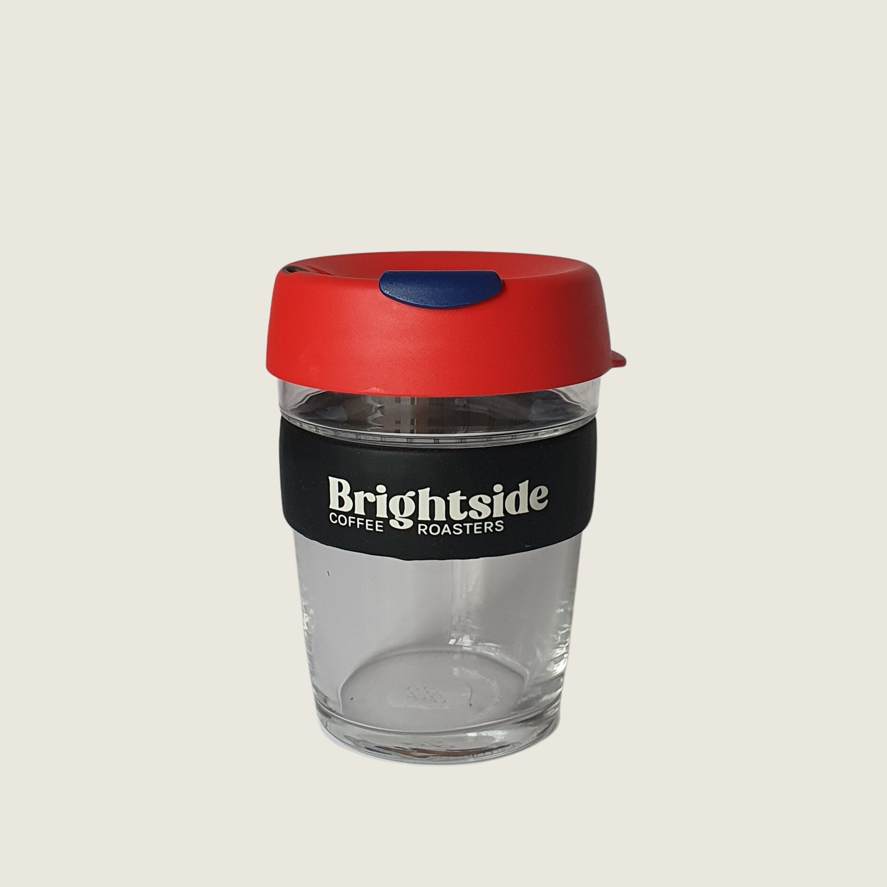 Fire Engine Red | Glass Keepcup - OCD Coffee